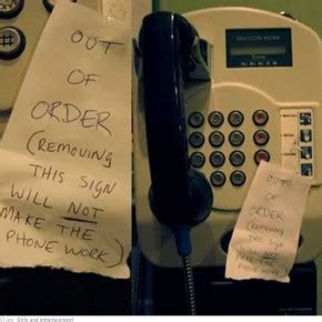 Funny Out Of Order signs