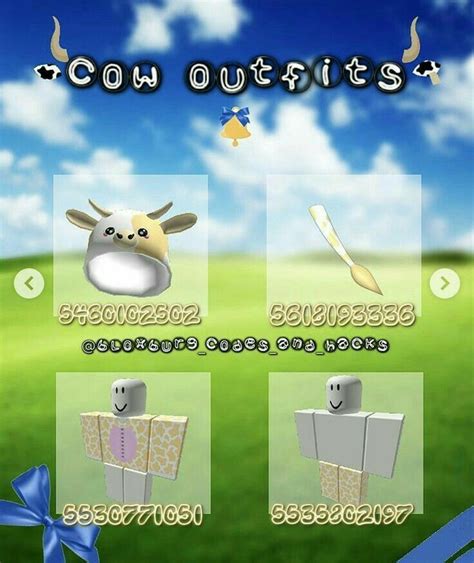 Bloxburg Cow Codes