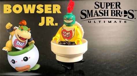 LEGO Bowser JR Custom Minifigure Showcase- Smash Ultimate - YouTube