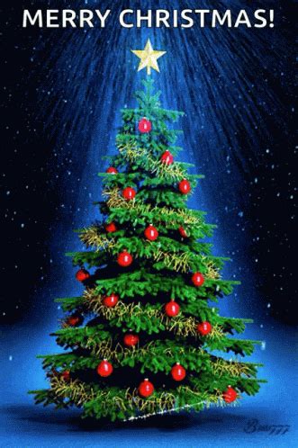 Christmas Tree Sparkle Star | GIF | PrimoGIF