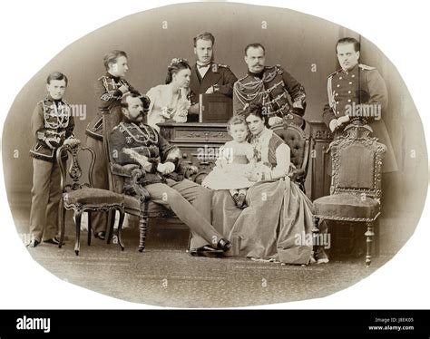 Family of Emperor Alexander II of Russia Stock Photo - Alamy