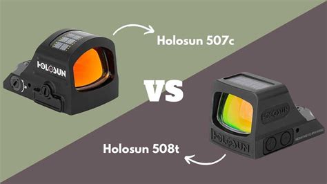 Holosun 507C vs 508T {Which Red Dot Is Better For You?}