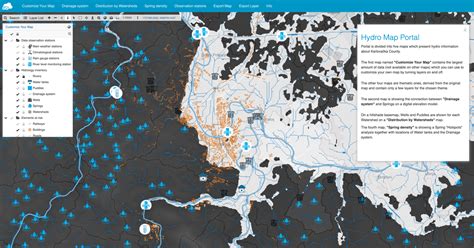 How to Create a Hydrological Map Portal | GIS Cloud