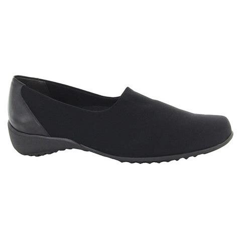 Munro Women's Traveler Black Stretch Fabric | Laurie's Shoes