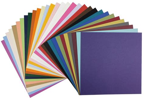 Basics PRIMARY MIX 12X12 (Square) Variety Pack 80C Cardstock (31 colors ...