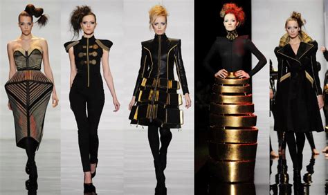 Fashion and Action: 80's Retro Futurism, Steampunk Gears & Robot Dancers Make Quite The Runway ...