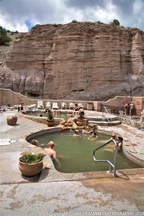 Ojo Caliente Hot Springs Spa_Main Pools and Cliffs_Caliente, NM_July, 2009_MANN_MG_0910.tif ...