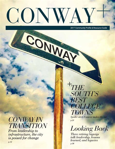 Conway+ 2017 Community Profile & Resource Guide by Conway Area Chamber of Commerce - Issuu