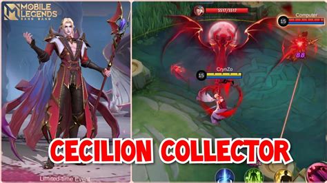 Cecilion Collector Skin | Skills and Effects - MLBB - YouTube