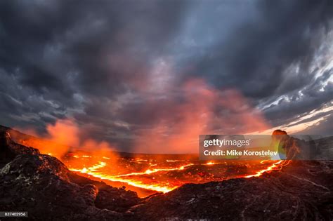 Erta Ale Lava Lake High-Res Stock Photo - Getty Images