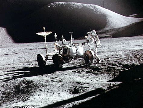 The Apollo 15 Lunar Rover on the Moon