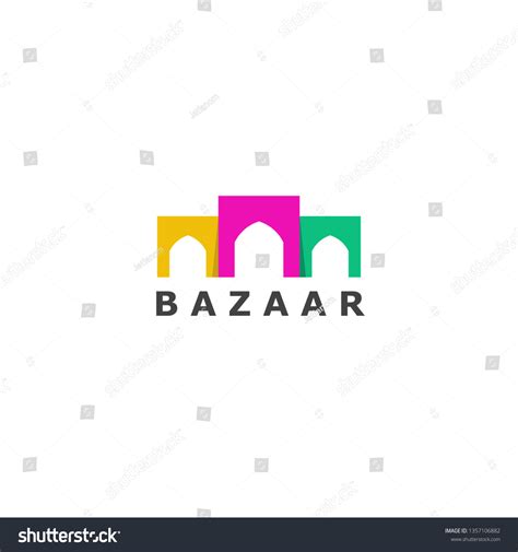 Bazaar Logo Template Stock Vector (Royalty Free) 1357106882 | Shutterstock