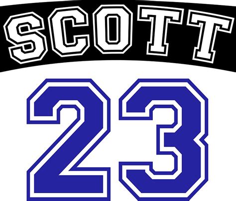 "scott 23 one tree hill ravens jersey v2" Stickers by lunalovebad | Redbubble