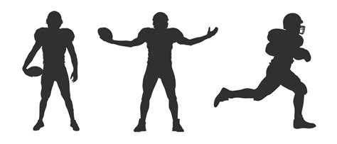 Football Player Silhouette Clipart