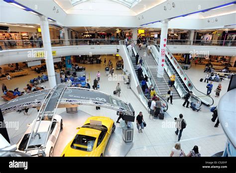 The departures lounge inside the south terminal at Gatwick Airport ...