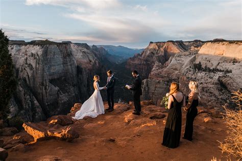 zion national park hiking elopement | utah adventure wedding ...