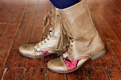 Floral Boots DIY - A Beautiful Mess