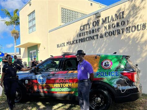 Special Miami police car for Black History Month brings backlash : NPR