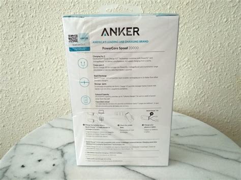 Anker PowerCore Speed 20000 With Qualcomm® Quick Charge 3.0™, Mobile ...