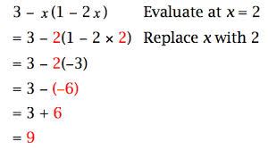 Evaluating Algebraic Expressions - Ms. Roy's Grade 7 Math