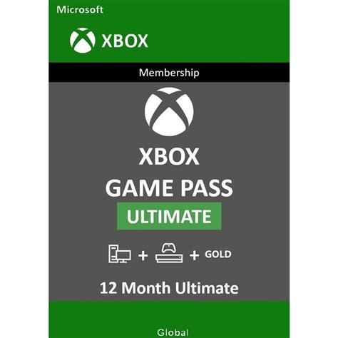 Microsoft Xbox Ultimate Game Pass 12 Months, Controllers: Wireless at ...