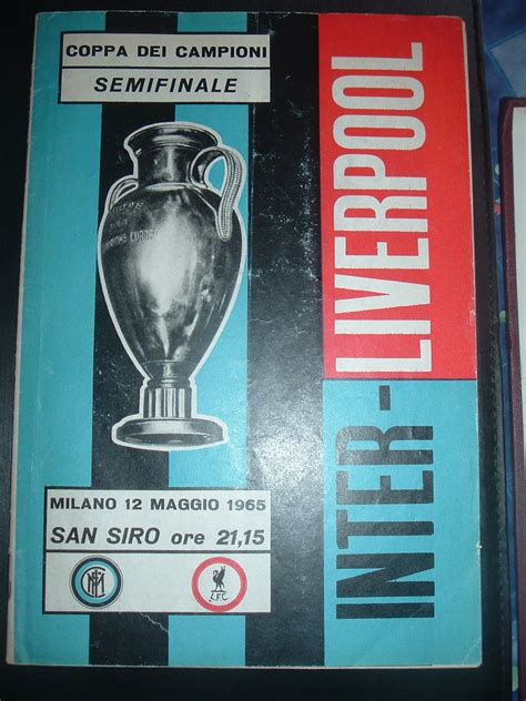 Inter Milan v Liverpool 1965 European Cup Semi Final | Liverpool ...