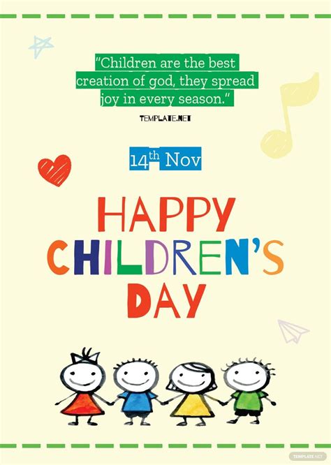 Children Card in Illustrator, PSD, Word, Pages - Download | Template.net