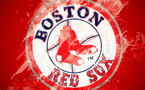 Baseball, Logo, MLB, Boston Red Sox, 4K HD Wallpaper