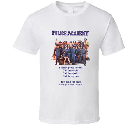 Police Academy Classic Movie Logo T Shirt