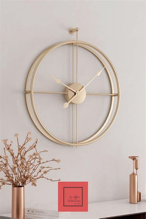 Minimalist Wall Clock | Minimalist wall clocks, Clock decor, Clock design