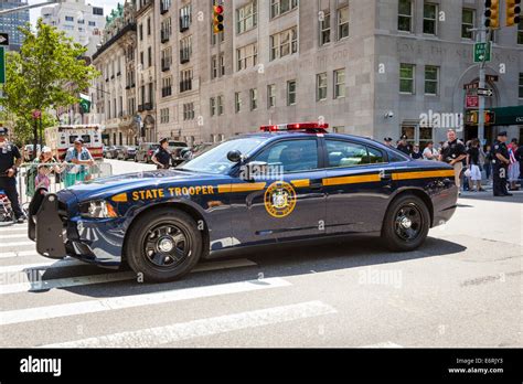 New York State Police State Trooper car, Manhattan, New York City Stock Photo, Royalty Free ...