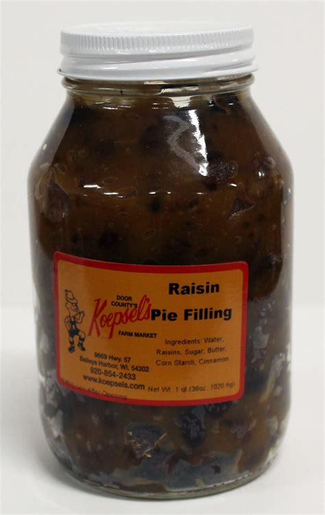 Raisin Pie Filling - Koepsels