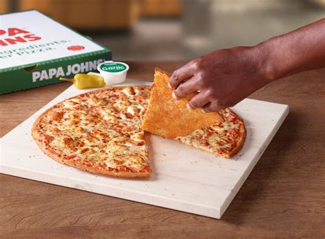 Papa John’s has a new pizza with crispy cheese on the bottom