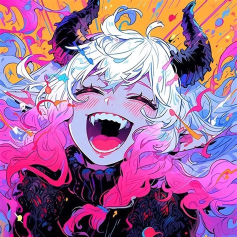 Laughing maniacally | Character art, Cartoon art styles, Anime ...