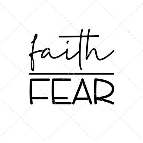 Faith Over Fear SVG - The Girl Creative