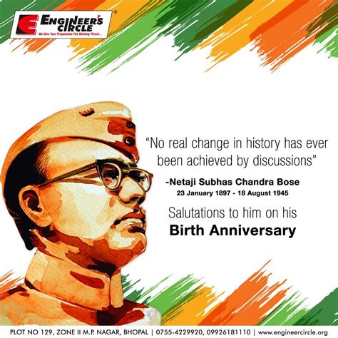 The 121st birthday anniversary of Netaji Subhas Chandra Bose in 2018 ...