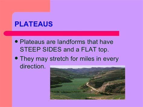 Landforms