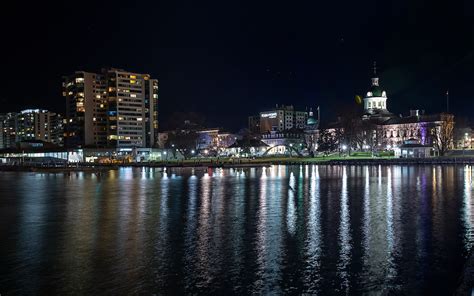 Kingston Ontario waterfront by night | the moment is captured photography