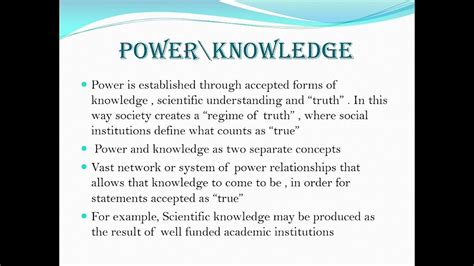 Michel Foucault Power\Knowledge Concept || Governmentality and Biopower Concept || Critical ...