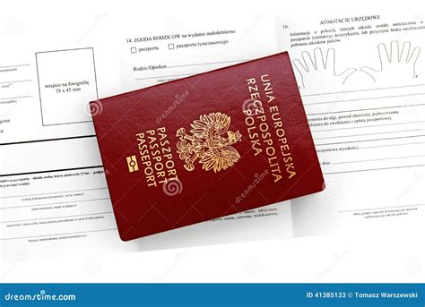 Polish passport stock image. Image of european, europe - 41385133