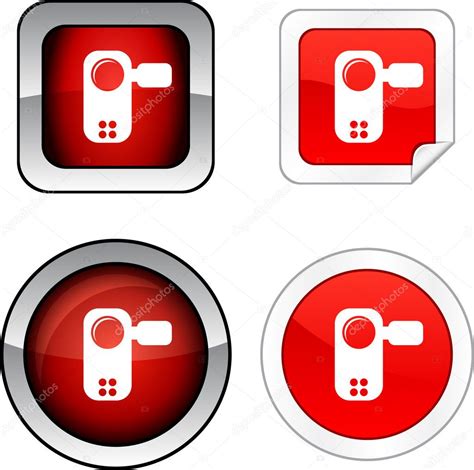 Video button set. Stock Vector Image by ©Maxborovkov #5308785