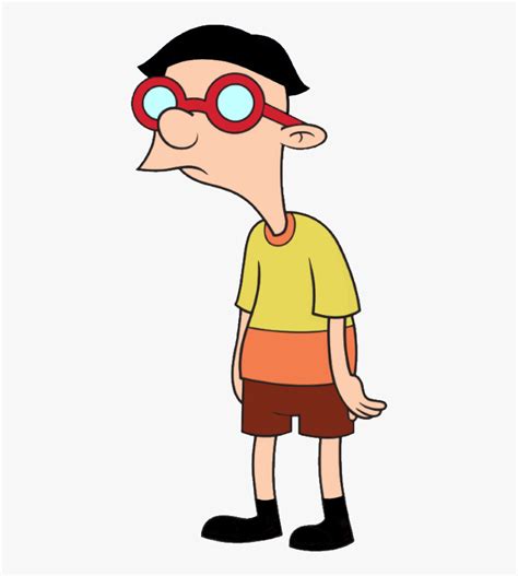 Nickipedia - Hey Arnold Characters Glasses, HD Png Download - kindpng