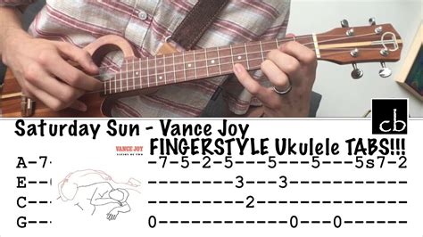 SATURDAY SUN (Vance Joy) FINGERSTYLE Ukulele TUTORIAL - YouTube