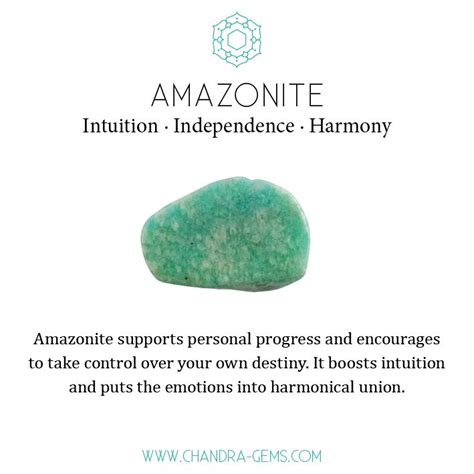 Amazonite crystal healing properties: intuition, independence, harmony | Crystals healing ...