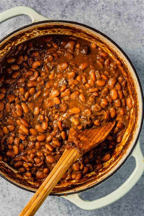 Boston Baked Beans (Oven OR Slow Cooker!) - Brown Eyed Baker