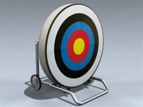 Archery Target 3d Model by Mesh Factory