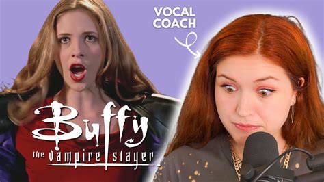 THE BUFFY MUSICAL EPISODE I Vocal coach reacts! - YouTube