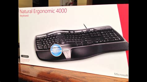 Unboxing: Microsoft Ergonomic Keyboard 4000 - YouTube