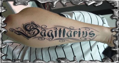 Sagittarius Tattoos For Men | Zodiac Symbol Tattoos