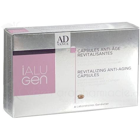 IALUGEN ADVANCE revitalizing anti-aging capsules box 30